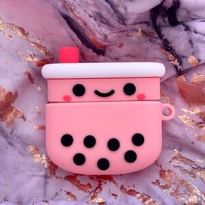 Brand new AirPods Pro apple boba tea case